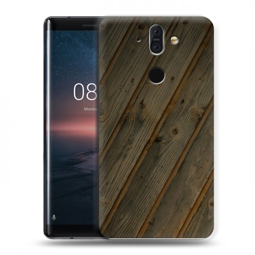 Дизайнерский силиконовый чехол для Nokia 8 Sirocco Дерево