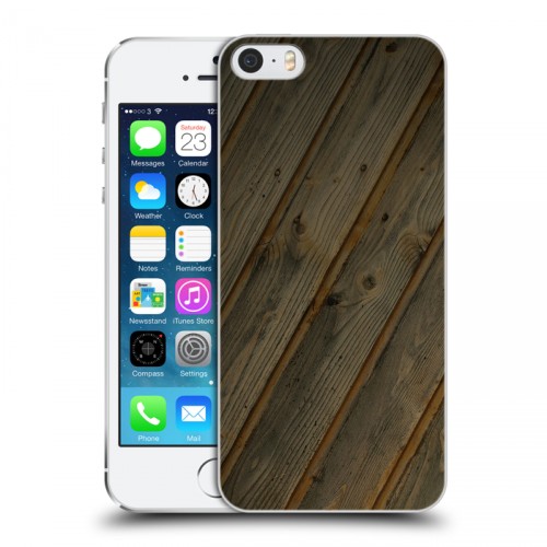 Дизайнерский пластиковый чехол для Iphone 5s Дерево
