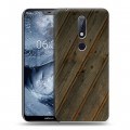 Дизайнерский пластиковый чехол для Nokia 6.1 Plus Дерево