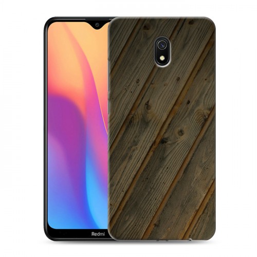 Дизайнерский силиконовый с усиленными углами чехол для Xiaomi RedMi 8A Дерево