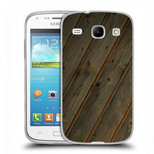 Дизайнерский пластиковый чехол для Samsung Galaxy Core Дерево