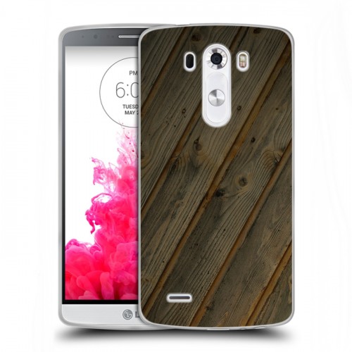 Дизайнерский пластиковый чехол для LG G3 (Dual-LTE) Дерево