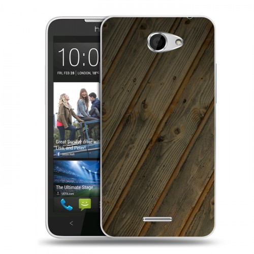 Дизайнерский пластиковый чехол для HTC Desire 516 Дерево