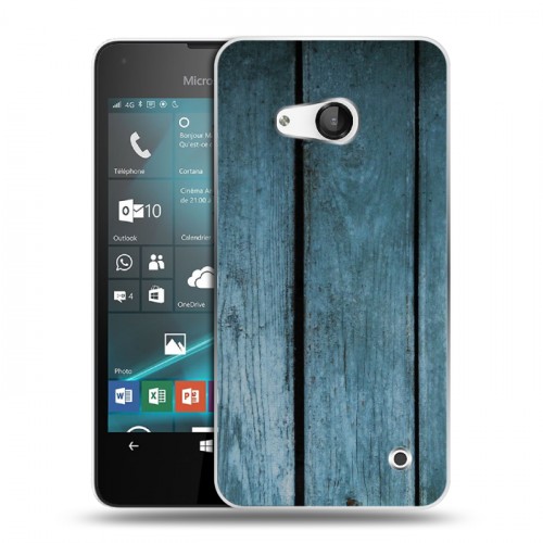 Дизайнерский пластиковый чехол для Microsoft Lumia 550 Дерево