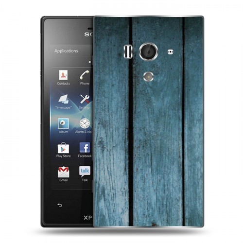 Дизайнерский пластиковый чехол для Sony Xperia acro S Дерево