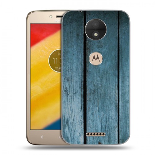Дизайнерский пластиковый чехол для Motorola Moto C Дерево