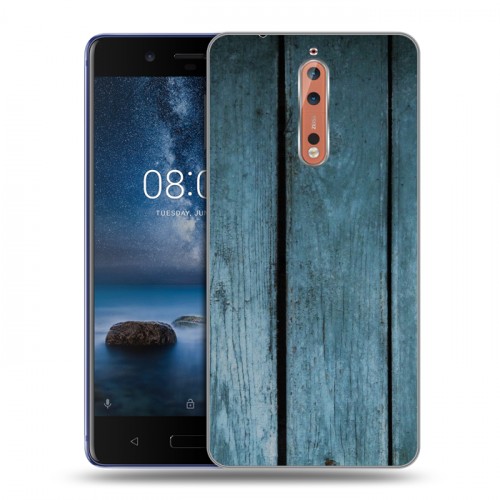 Дизайнерский пластиковый чехол для Nokia 8 Дерево