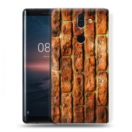 Дизайнерский силиконовый чехол для Nokia 8 Sirocco Кирпич