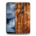 Дизайнерский силиконовый чехол для Nokia 6.1 Plus Кирпич