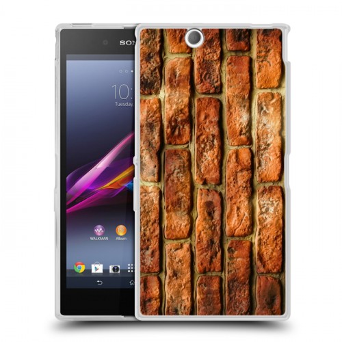 Дизайнерский пластиковый чехол для Sony Xperia Z Ultra  Кирпич