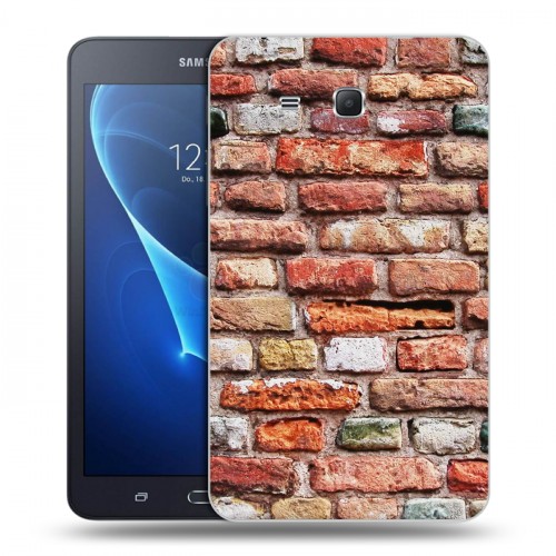 Дизайнерский силиконовый чехол для Samsung Galaxy Tab A 7 (2016) Кирпич