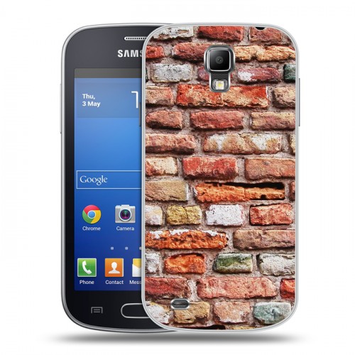 Дизайнерский пластиковый чехол для Samsung Galaxy S4 Active Кирпич