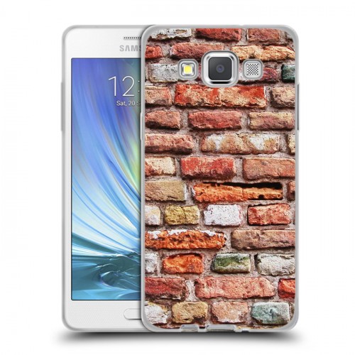 Дизайнерский пластиковый чехол для Samsung Galaxy A5 Кирпич