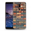 Дизайнерский пластиковый чехол для Nokia 7 Plus Кирпич