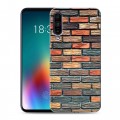 Дизайнерский силиконовый чехол для Meizu 16T Кирпич