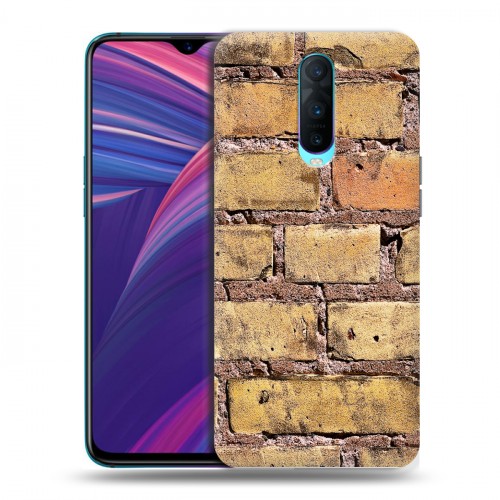 Дизайнерский пластиковый чехол для OPPO RX17 Pro Кирпич