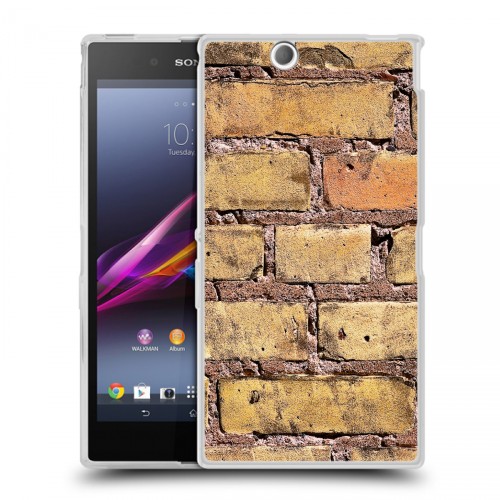 Дизайнерский пластиковый чехол для Sony Xperia Z Ultra  Кирпич