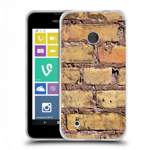 Дизайнерский пластиковый чехол для Nokia Lumia 530 Кирпич