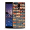 Дизайнерский пластиковый чехол для Nokia 7 Plus Кирпич