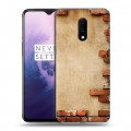 Дизайнерский пластиковый чехол для OnePlus 7 Кирпич