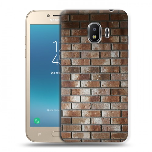 Дизайнерский пластиковый чехол для Samsung Galaxy J2 (2018) Кирпич