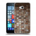 Дизайнерский пластиковый чехол для Microsoft Lumia 640 Кирпич