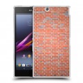 Дизайнерский пластиковый чехол для Sony Xperia Z Ultra  Кирпич