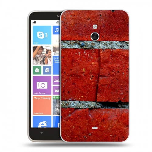 Дизайнерский пластиковый чехол для Nokia Lumia 1320 Кирпич