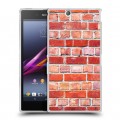 Дизайнерский пластиковый чехол для Sony Xperia Z Ultra  Кирпич