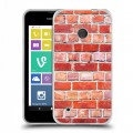 Дизайнерский пластиковый чехол для Nokia Lumia 530 Кирпич