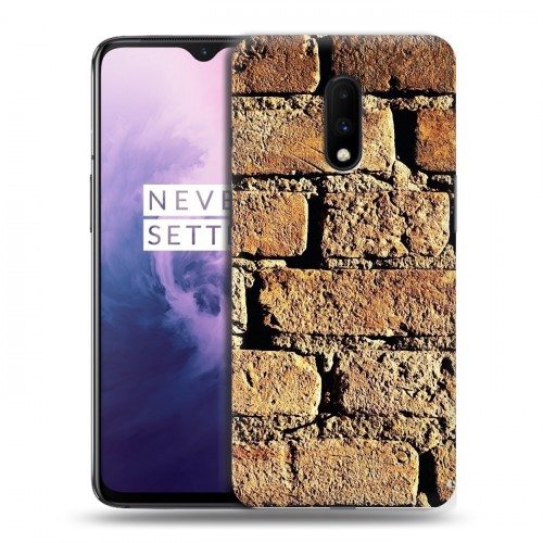 Дизайнерский пластиковый чехол для OnePlus 7 Кирпич