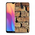 Дизайнерский силиконовый с усиленными углами чехол для Xiaomi RedMi 8A Кирпич