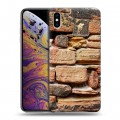 Дизайнерский силиконовый чехол для Iphone Xs Max Кирпич