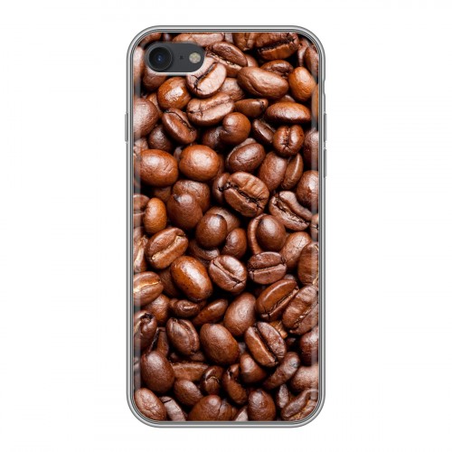 Дизайнерский силиконовый чехол для Iphone 7 Кофе