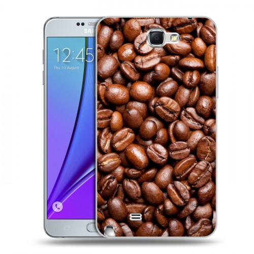 Дизайнерский пластиковый чехол для Samsung Galaxy Note 2 Кофе