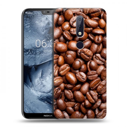 Дизайнерский силиконовый чехол для Nokia 6.1 Plus Кофе