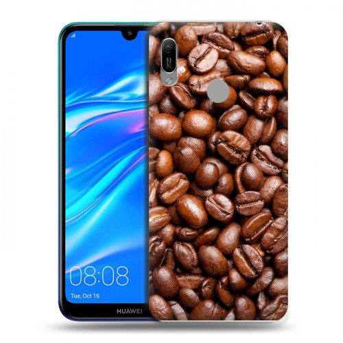 Дизайнерский пластиковый чехол для Huawei Y6 (2019) Кофе