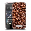 Дизайнерский пластиковый чехол для HTC Desire 500 Кофе