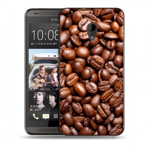 Дизайнерский пластиковый чехол для HTC Desire 700 Кофе