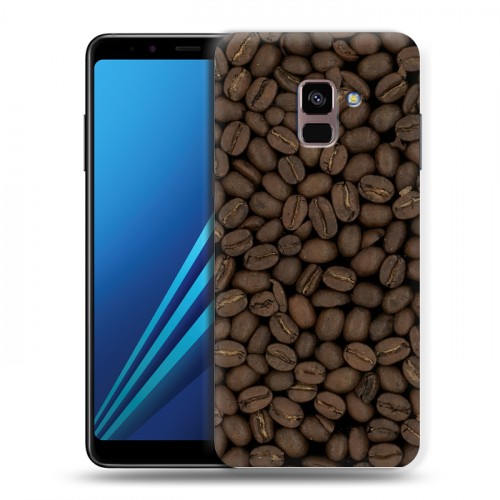 Дизайнерский пластиковый чехол для Samsung Galaxy A8 Plus (2018) Кофе