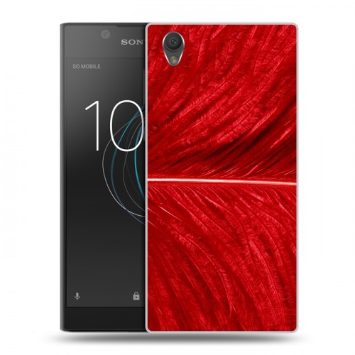 Дизайнерский пластиковый чехол для Sony Xperia L1 Перья