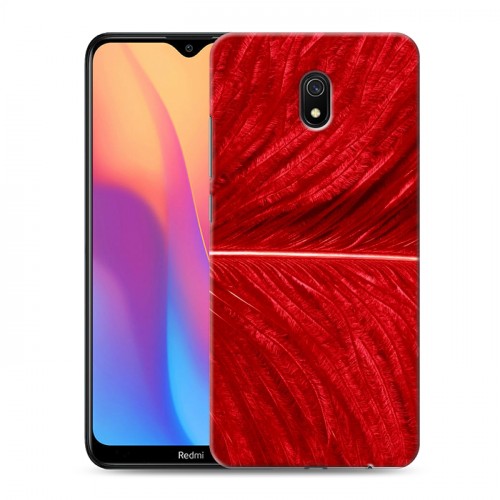 Дизайнерский силиконовый с усиленными углами чехол для Xiaomi RedMi 8A Перья