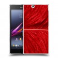 Дизайнерский пластиковый чехол для Sony Xperia Z Ultra  Перья