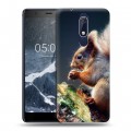 Дизайнерский пластиковый чехол для Nokia 5.1 Грызуны