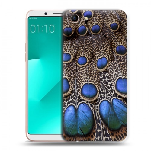 Дизайнерский пластиковый чехол для OPPO A83 Перья