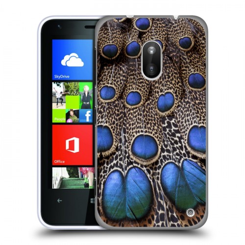 Дизайнерский пластиковый чехол для Nokia Lumia 620 Перья