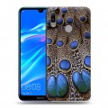 Дизайнерский пластиковый чехол для Huawei Y6 (2019) Перья