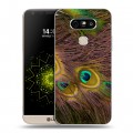 Дизайнерский пластиковый чехол для LG G5 Перья