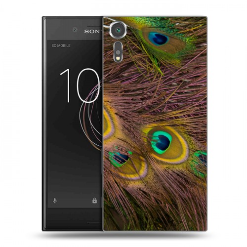 Дизайнерский пластиковый чехол для Sony Xperia XZs Перья