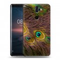 Дизайнерский силиконовый чехол для Nokia 8 Sirocco Перья